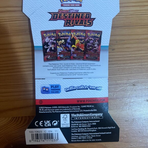 Pokémon - Trading Card Game: Scarlet & Violet: Destined Rivals Sleeved Booster P - Picture 2 of 2